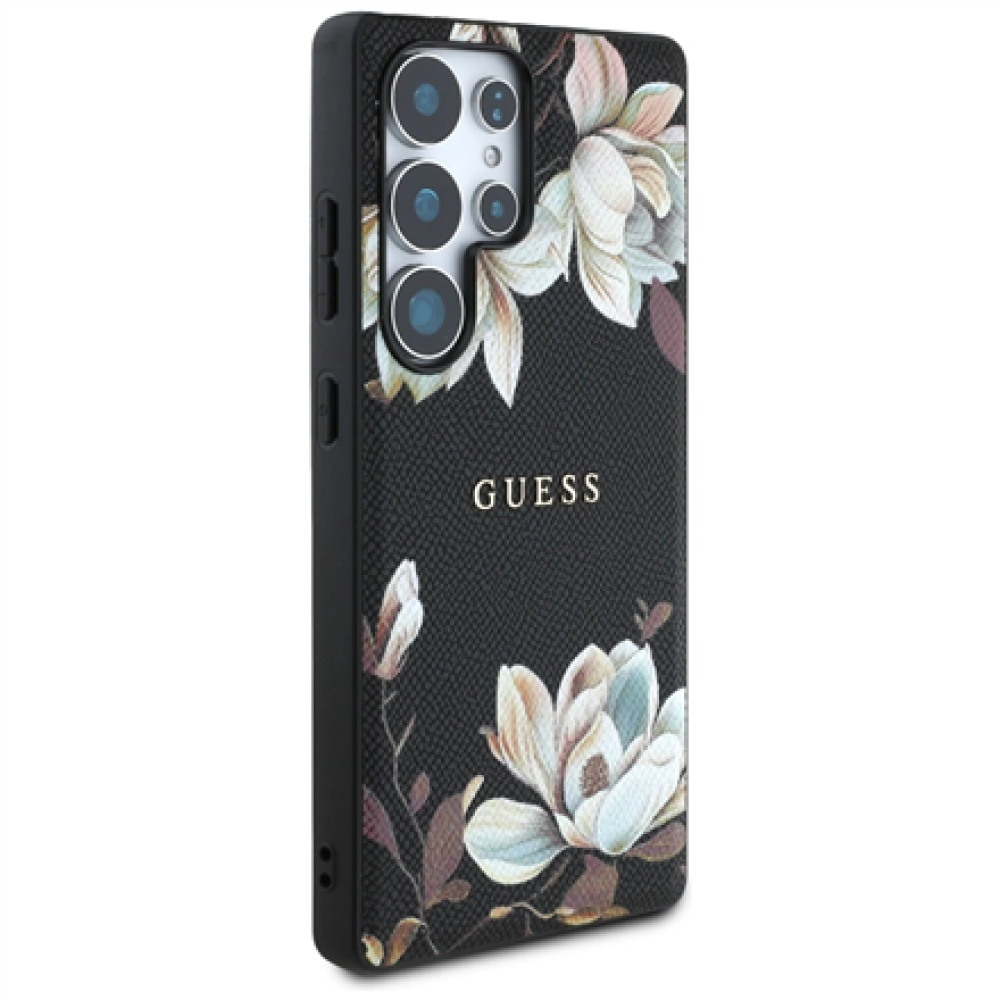 GUESS , Back cover , Samsung , Galaxy S25 Ultra , Black , Magsafe
