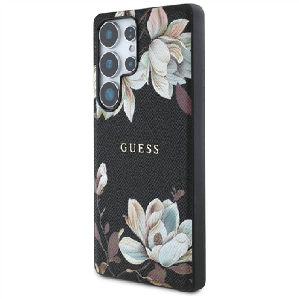 GUESS , Back cover , Samsung , Galaxy S25 Ultra , Black , Magsafe