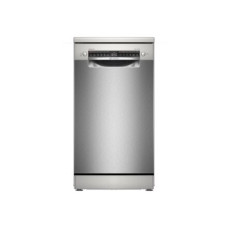 Bosch Dishwasher , SPS4HMI13E , Free standing , Width 45 cm , Number of place settings 10 , Number of programs 6 , Energy efficiency class D , Display , AquaStop function , Brushed steel