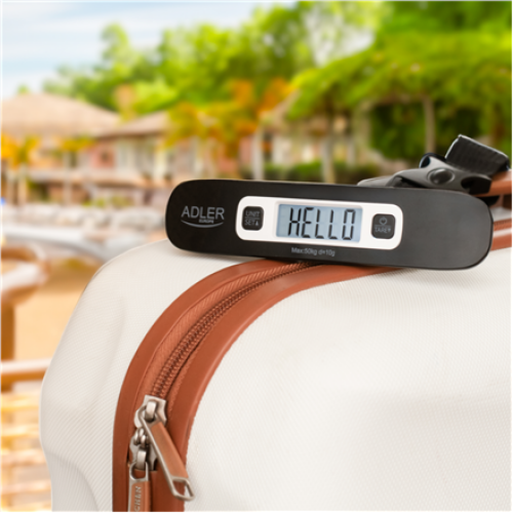 Adler , Travel Luggage Scale , AD 8190 , Maximum weight (capacity) 50 kg , Accuracy 10 g , Black