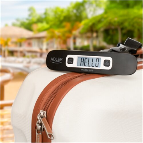 Adler , Travel Luggage Scale , AD 8190 , Maximum weight (capacity) 50 kg , Accuracy 10 g , Black