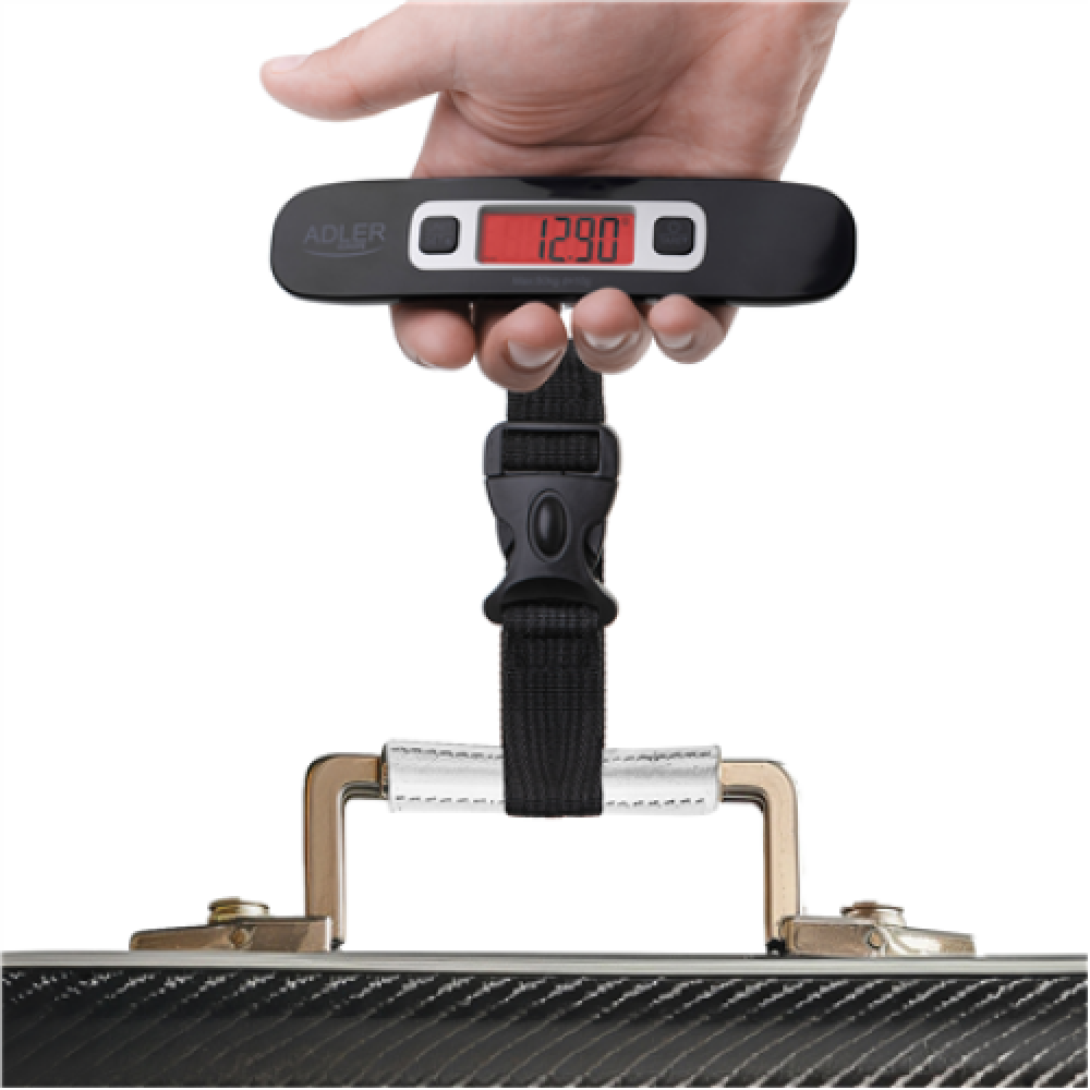 Adler , Travel Luggage Scale , AD 8190 , Maximum weight (capacity) 50 kg , Accuracy 10 g , Black
