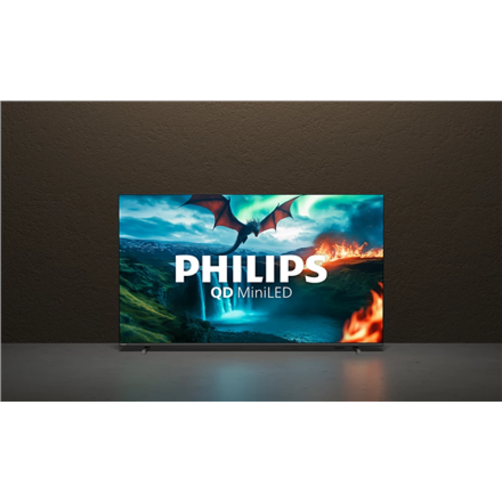 Philips QD MiniLED 4K TV , 65MLED820/12 , 65 , Smart TV , TITAN OS , UHD , Black