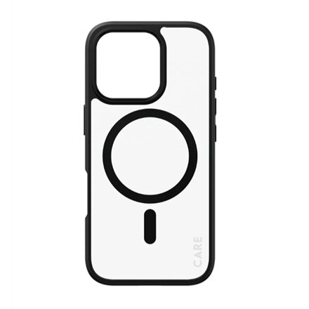 CARE Flagship Case , Back cover , Apple , iPhone 16 PRO , Recycled plastic , Black , MagSafe