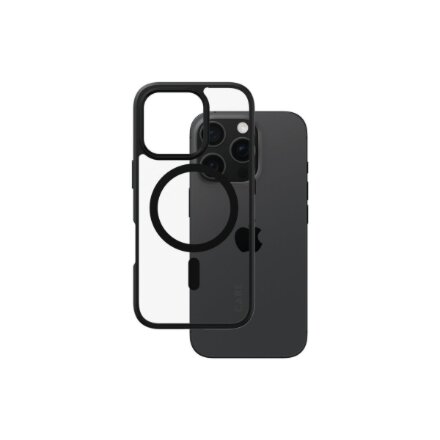 CARE Flagship Case , Back cover , Apple , iPhone 16 PRO , Recycled plastic , Black , MagSafe