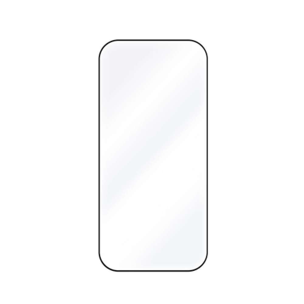 Fixed Screen protector , Apple , iPhone 17 , Tempered glass , Black , Full Cover 2.5D