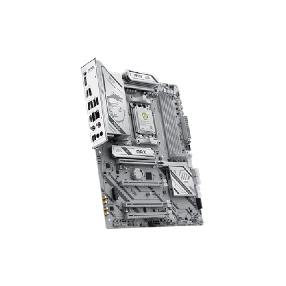 MSI MAG B850 GAMING PLUS MAX WIFI , Processor family AMD , Processor socket AM5 , DDR5 , Supported hard disk drive interfaces SATA, M.2 , Number of SATA connectors 4