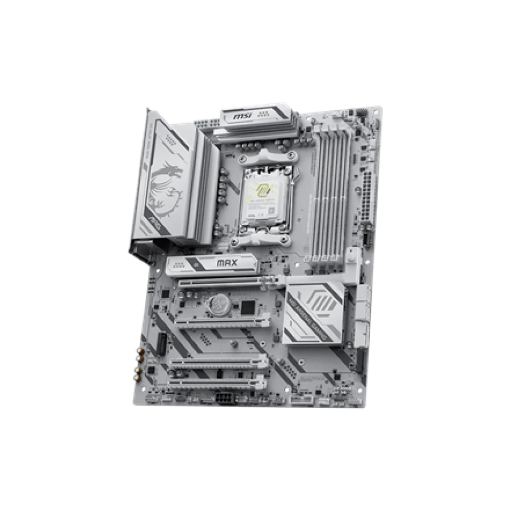 MSI MAG B850 GAMING PLUS MAX WIFI , Processor family AMD , Processor socket AM5 , DDR5 , Supported hard disk drive interfaces SATA, M.2 , Number of SATA connectors 4
