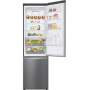 LG Refrigerator GBB62PZFGN Energy efficiency class D, Free standing, Combi, Height 203 cm, No Frost system, Fridge net capacity 233 L, Freezer net capacity 107 L, Display, 35 dB, Silver