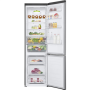 LG Refrigerator GBB62PZFGN Energy efficiency class D, Free standing, Combi, Height 203 cm, No Frost system, Fridge net capacity 233 L, Freezer net capacity 107 L, Display, 35 dB, Silver