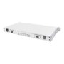 Fiber Optic Splice Box Front Panel, quick lock, 12x SC DX, 1U , DN-96200-QL , Grey