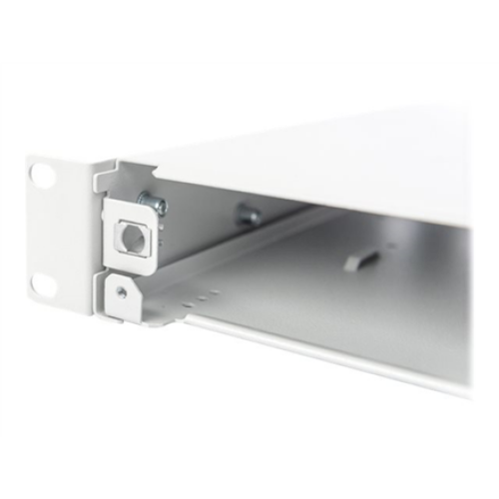 Fiber Optic Splice Box Front Panel, quick lock, 12x SC DX, 1U , DN-96200-QL , Grey