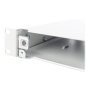 Fiber Optic Splice Box Front Panel, quick lock, 12x SC DX, 1U , DN-96200-QL , Grey