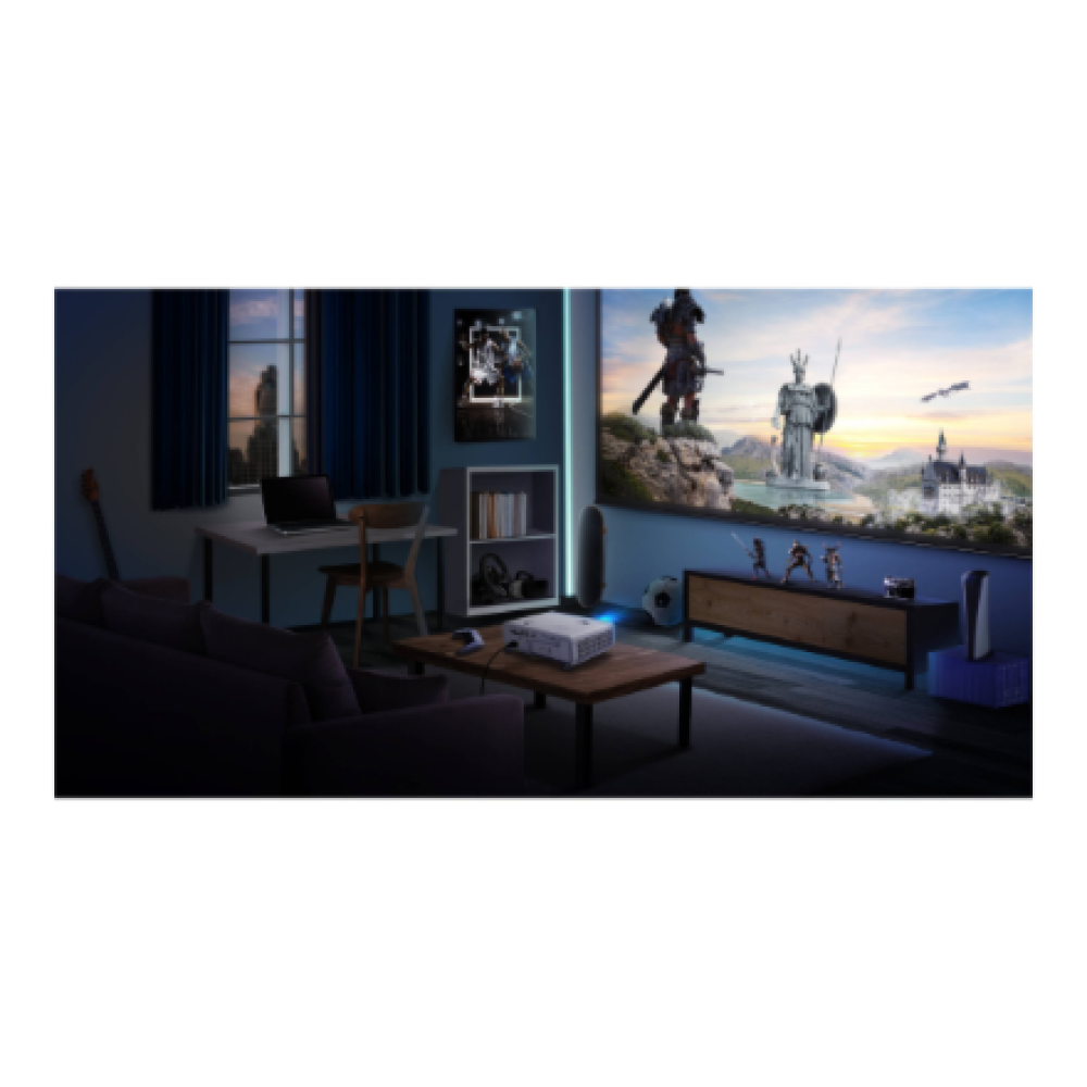 Benq X500i , 4K UHD (3840 x 2160) , 2200 ANSI lumens , White/Black , Wi-Fi