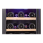 Caso , Wine cooler , Wine Master 66 , Energy efficiency class G , Free standing , Bottles capacity Up to 66 bottles , Cooling type Compressor technology , Stainless steel/Black