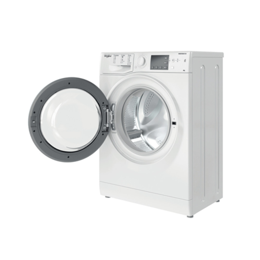 Whirlpool Washing machine , WRBSB 6249 W EU , Energy efficiency class C , Front loading , Washing capacity 6 kg , 1200 RPM , Depth 43 cm , Width 60 cm , LED , White