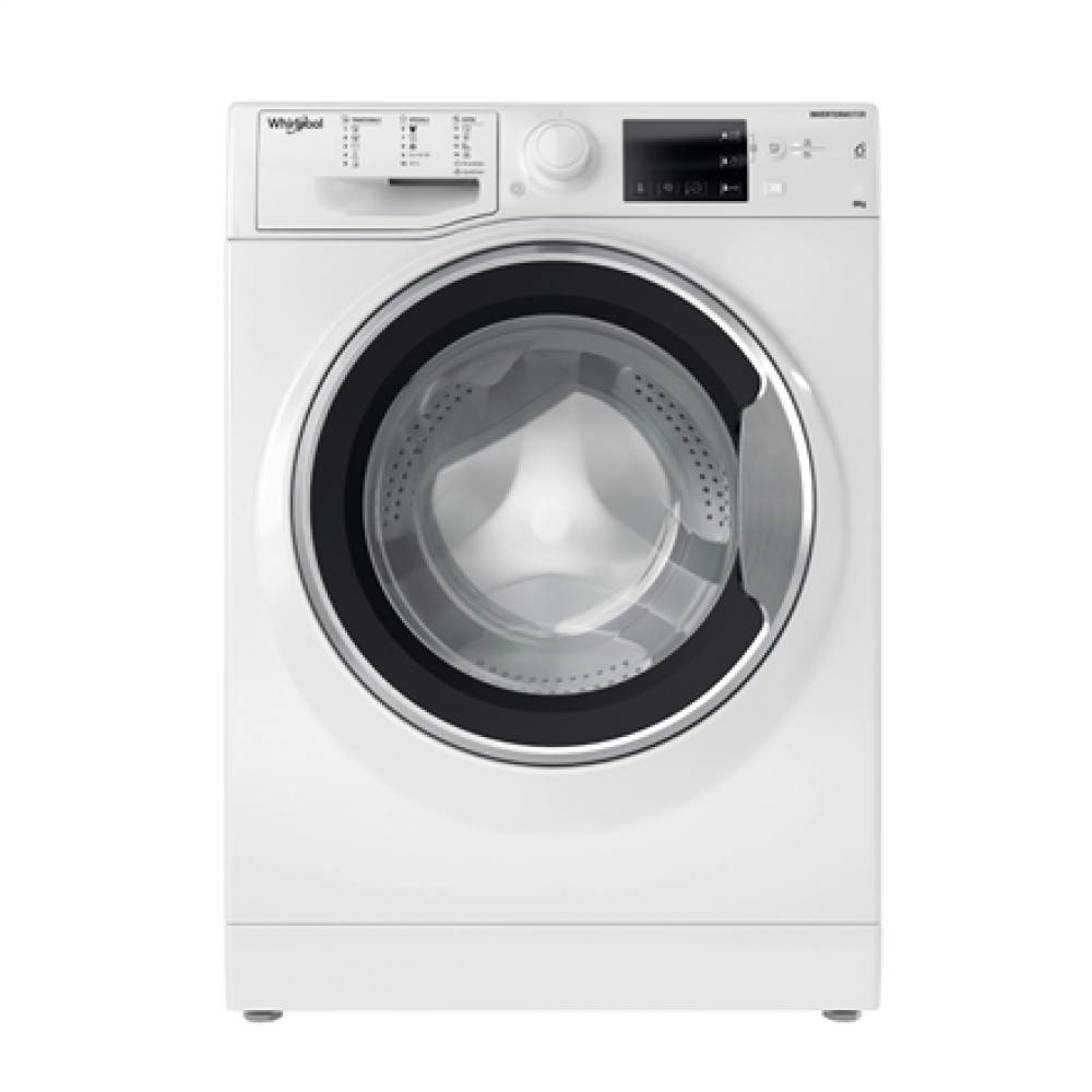 Whirlpool Washing machine , WRBSB 6249 W EU , Energy efficiency class C , Front loading , Washing capacity 6 kg , 1200 RPM , Depth 43 cm , Width 60 cm , LED , White