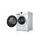 Midea , Washing machine with dryer , MF200D80WB/1/W-HR , Energy efficiency class A/D , Front loading , Washing capacity 8 kg , 1400 RPM , Depth 48 cm , Width 60 cm , Display , LED , Drying system , Drying capacity 6 kg , Steam function , White