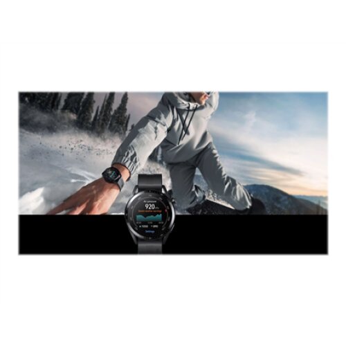 GT 3 (46 mm) Jupiter-B29S , Smart watch , GPS (satellite) , AMOLED , Touchscreen , 1.43” , Waterproof , Bluetooth , Black Stainless Steel