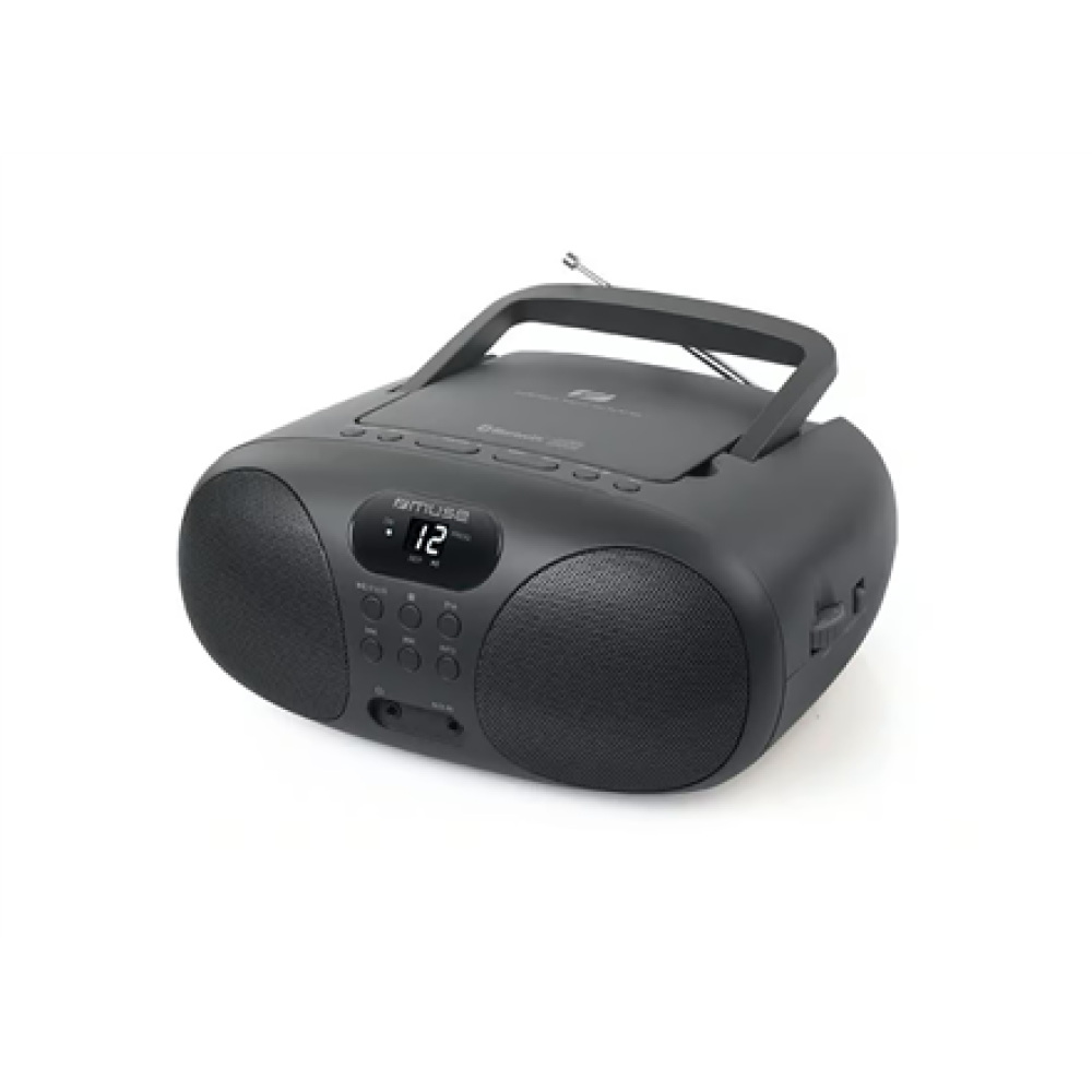 Muse Portable Radio CD Player With Bluetooth , MD-208BT , AUX in