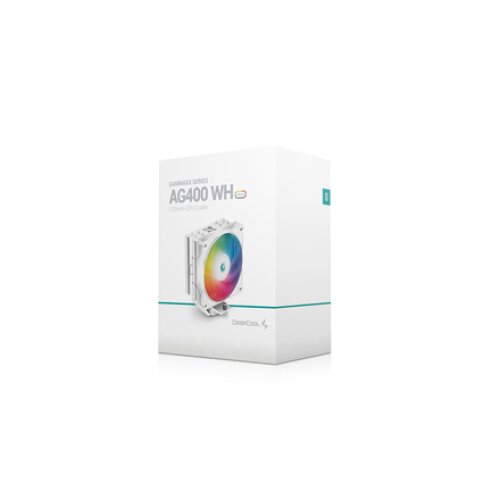 Deepcool , AG400 WH ARGB , White , Intel, AMD , CPU Air Cooler