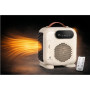 Adler LED Fan Heater with Remote Control , AD 7756 , Fan heater , 2000 W , Beige , IPX0