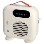 Adler LED Fan Heater with Remote Control , AD 7756 , Fan heater , 2000 W , Beige , IPX0