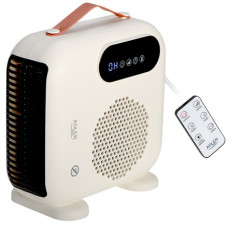 Adler LED Fan Heater with Remote Control , AD 7756 , Fan heater , 2000 W , Beige , IPX0