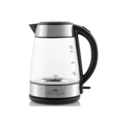 ETA Kettle , Crystela II 1154 90000 , 2200 W , Electric , 1.7 L , Glass , 360° rotational base , Glass