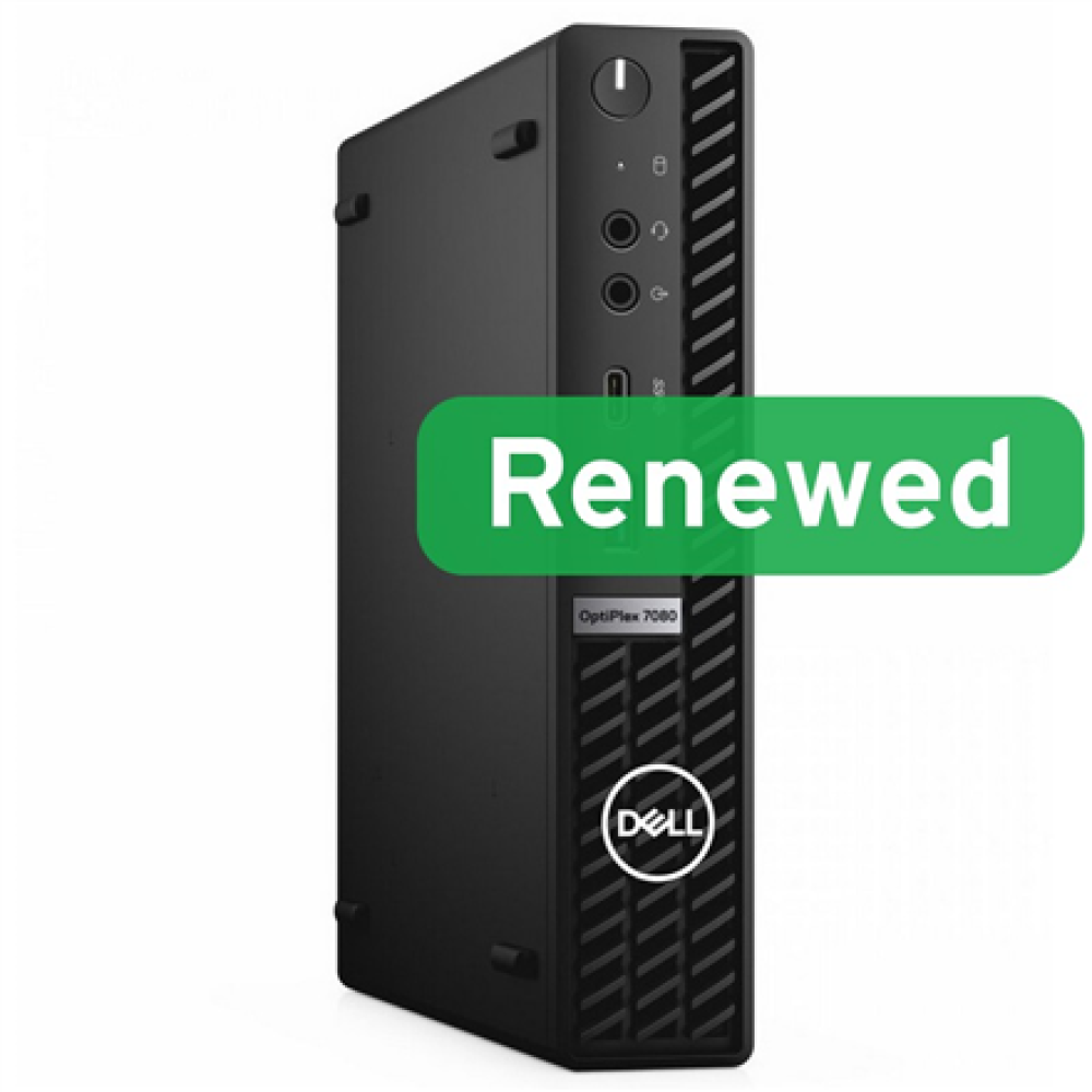 DELL Renewed Grade A , OptiPlex 7080 Micro , Intel Core i5 , i5‑10500T , 16 GB , SSD , 256 GB , Intel UHD Graphics 630 , Windows 11 Pro
