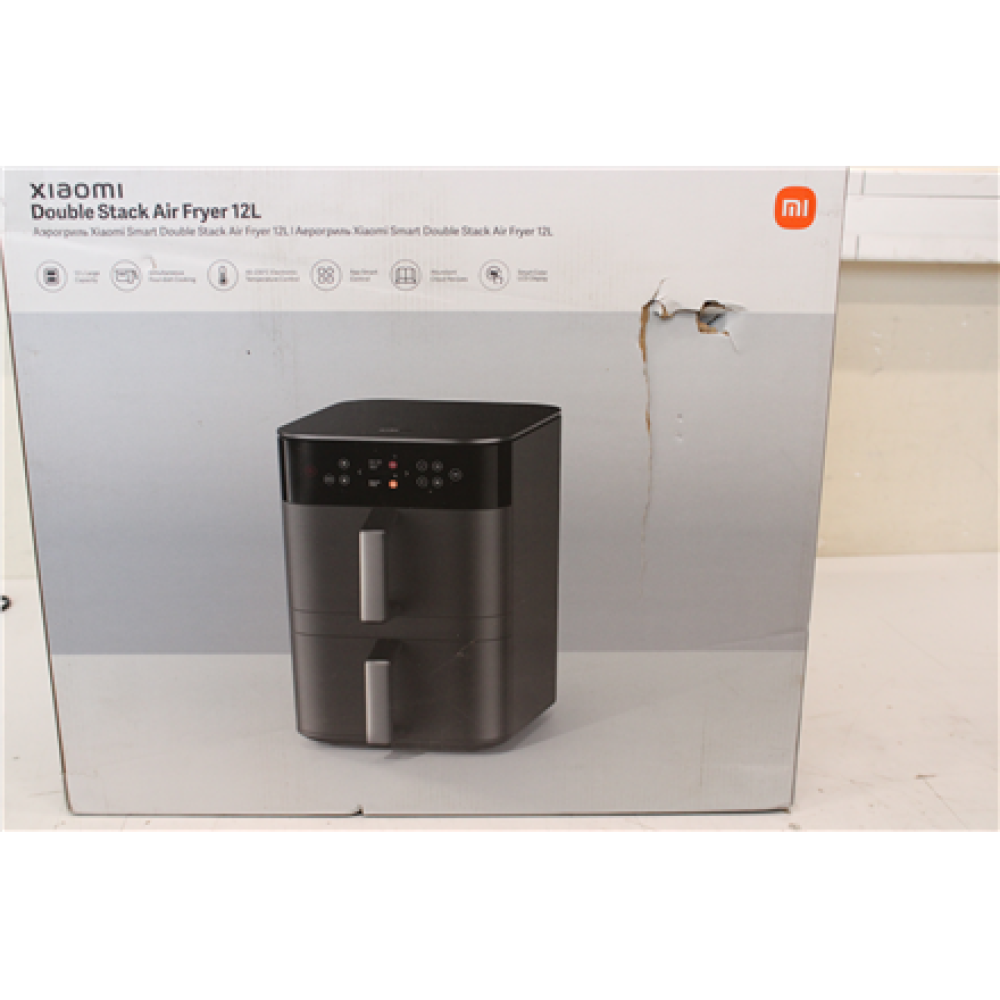 SALE OUT. Xiaomi Smart Double Stack Air Fryer 12L , Power 2800 W , Capacity 12 L , Black , DAMAGED PACKAGING