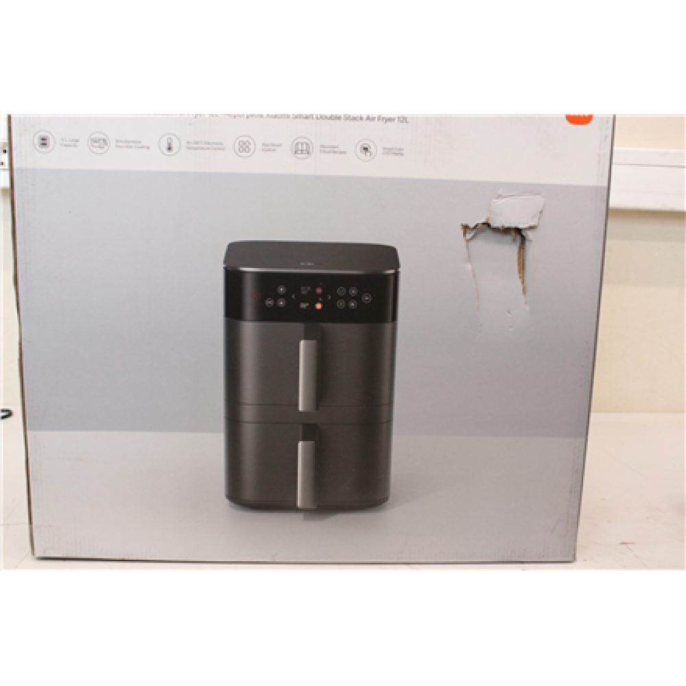 SALE OUT. Xiaomi Smart Double Stack Air Fryer 12L , Power 2800 W , Capacity 12 L , Black , DAMAGED PACKAGING