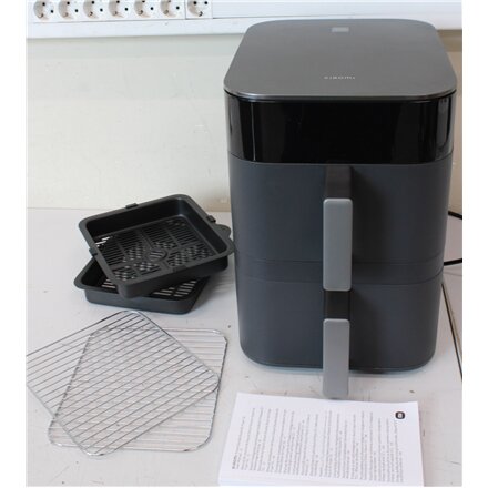 SALE OUT. Xiaomi Smart Double Stack Air Fryer 12L , Power 2800 W , Capacity 12 L , Black , UNPACKED, SCRATCHES ON HANDLE, MISSING INNER PACKAGING , 24 month(s)