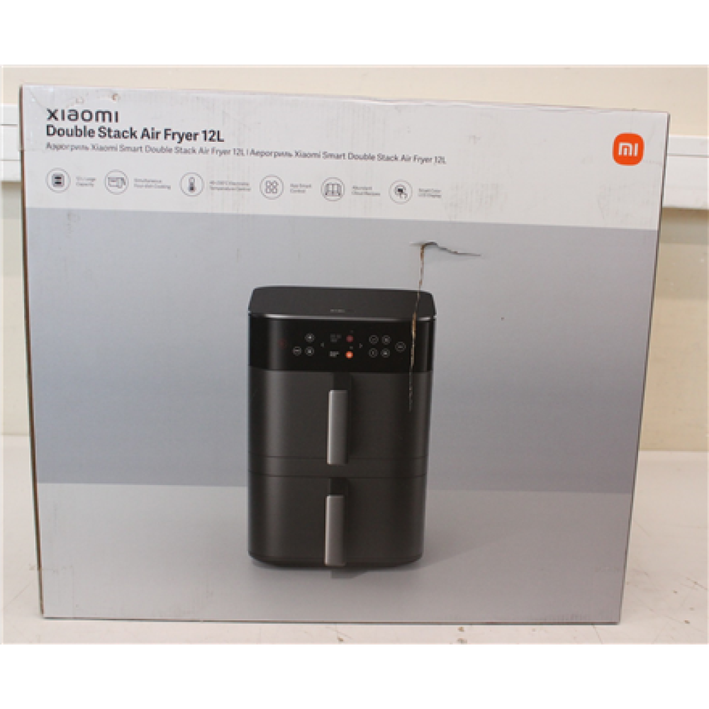 SALE OUT. Xiaomi Smart Double Stack Air Fryer 12L , Power 2800 W , Capacity 12 L , Black , DAMAGED PACKAGING