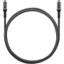 Goobay USB-C Cable, USB4, 1.8 m, bBack/Silver , USB-C to USB-C
