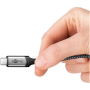 Goobay USB-C Cable, USB4, 1.8 m, bBack/Silver , USB-C to USB-C