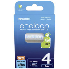 Panasonic , Rechargeable Batteries , ENELOOP BK-3MCDE/4BE , AA , 2000 mAh , 4 pc(s)