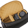 Shoulder bag , Viso Small Camera Bag , CVCS-102 , Black , Interior dimensions (W x D x H) mm , Fits a compact DSLR with zoom lens or a mirrorless camera with 1-2 extra lenses; Articulating strap for comfortable side-body or cross-body sling use; Egg crate