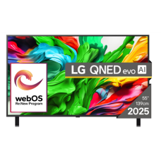 LG 55QNED85A3C , 55 , Smart TV , webOS 25 , UHD , Bllack