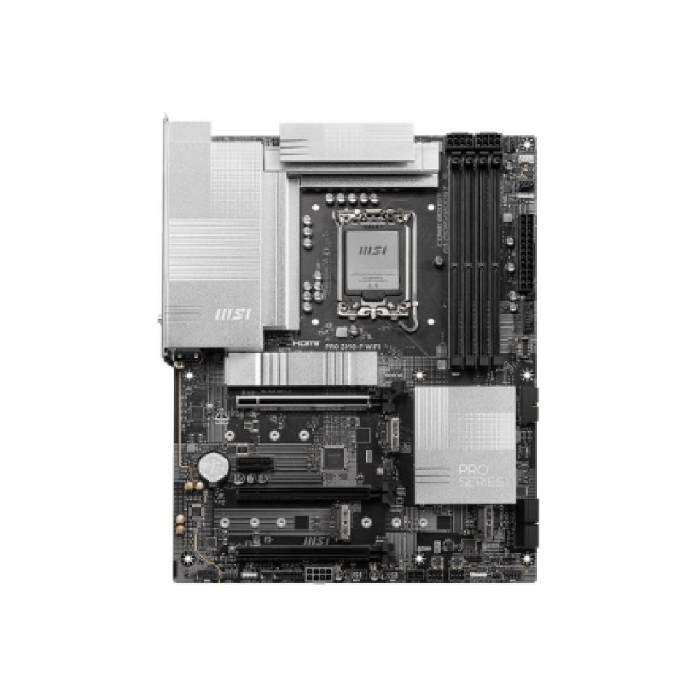 MSI PRO Z890-P WIFI , Processor family Intel , Processor socket LGA1851 , DDR5 UDIMM , Supported hard disk drive interfaces SATA, M.2 , Number of SATA connectors 4