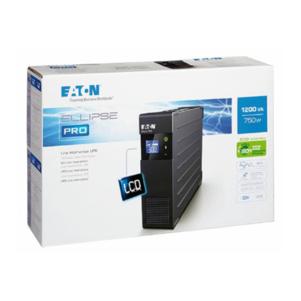 Eaton , UPS , Ellipse PRO 1200 DIN , 1200 VA , 750 W