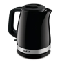 TEFAL Kettle , KO150F30 Delfini Vision , Electric , 2400 W , 1.5 L , Plastic , 360° rotational base , Black/Stainless steel