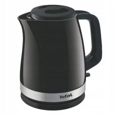 TEFAL , Kettle , KO150F30 Delfini Vision , Electric , 2400 W , 1.5 L , Plastic , 360° rotational base , Black/Stainless steel TEFAL , Kettle , KO150F30 Delfini Vision , Electric , 2400 W , 1.5 L , Plastic , 360° rotational base , Black/Stainless steel