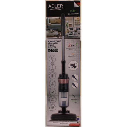 SALE OUT. , Adler Vacuum Cleaner , AD 7049 , Corded operating , Handstick/Handheld , 800 W , Black , Warranty 24 month(s) , DAMAGED PACKAGING