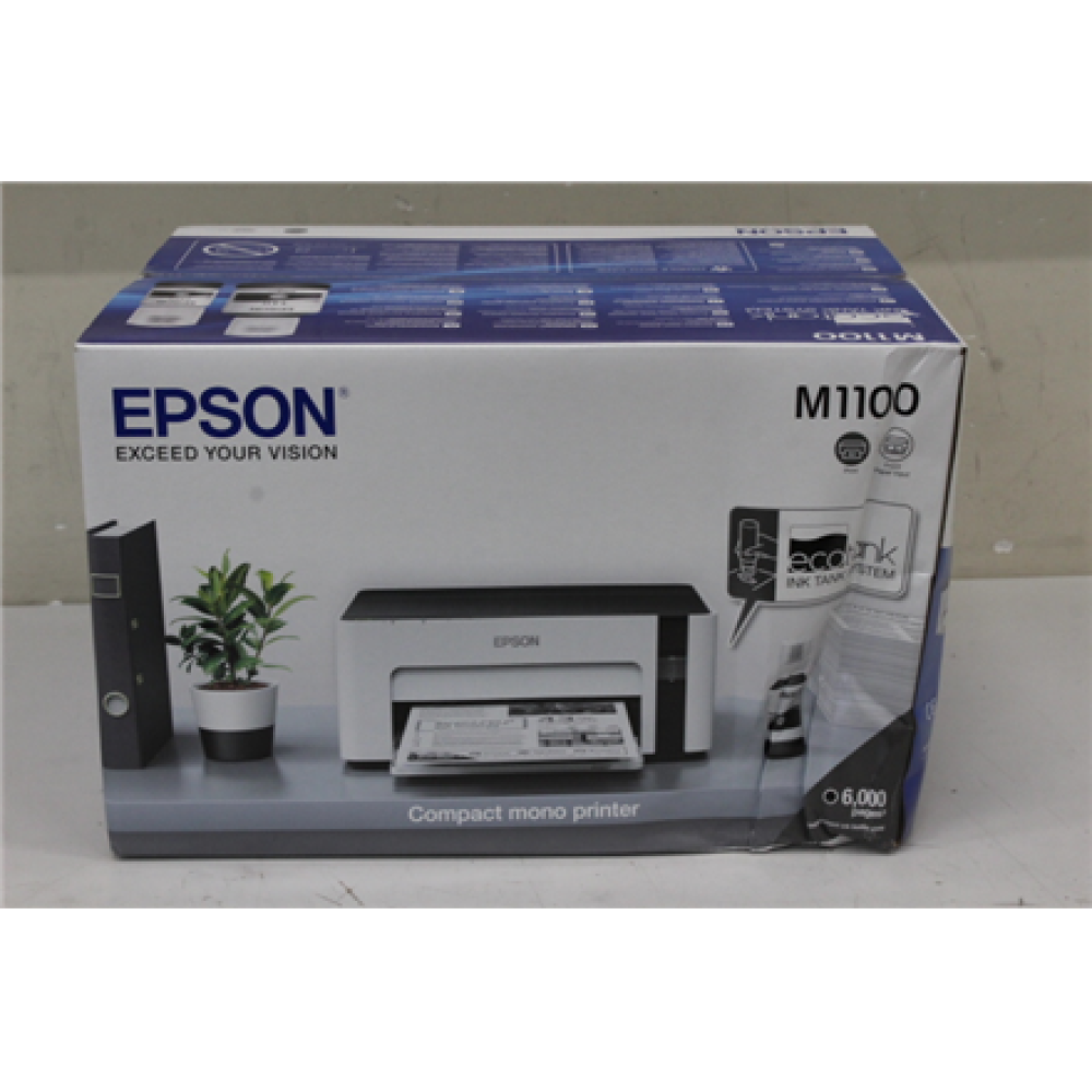 SALE OUT. Epson EcoTank M1100 , Epson EcoTank M1100 , Inkjet , Mono , Standard , Grey , DAMAGED PACKAGING