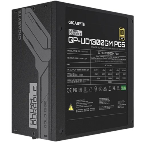 Gigabyte , PSU , GP-UD1300GM PG5 GEU1 , 1300 W , GOLD
