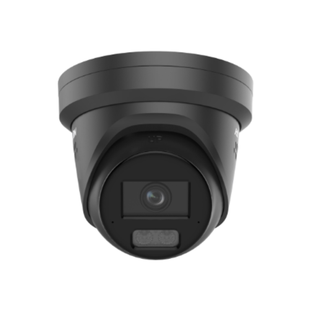 Hikvision Smart Hybrid Light with ColorVu Fixed Turret Network Camera , DS-2CD2387G3-LIS2UY/SL (2.8mm) BLACK , Dome , 8 MP , 2.8-4mm/F1.0 , IP67 , H.264/H.264+/H.265/H.265+ , microSD/microSDHC/microSDXC card, up to 512 GB