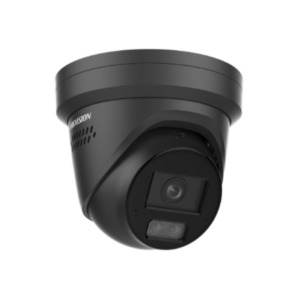 Hikvision Smart Hybrid Light with ColorVu Fixed Turret Network Camera , DS-2CD2387G3-LIS2UY/SL (2.8mm) BLACK , Dome , 8 MP , 2.8-4mm/F1.0 , IP67 , H.264/H.264+/H.265/H.265+ , microSD/microSDHC/microSDXC card, up to 512 GB