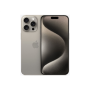 Apple , iPhone 15 Pro Max , Natural Titanium , 6.7 , Super Retina XDR display with ProMotion , 2796 x 1290 pixels , A17 Pro , Internal RAM 8 GB , 512 GB , Dual SIM , Nano-SIM and eSIM , 4G , 5G , Main camera 48+12+12 MP , Secondary camera 12 MP , iOS , 17