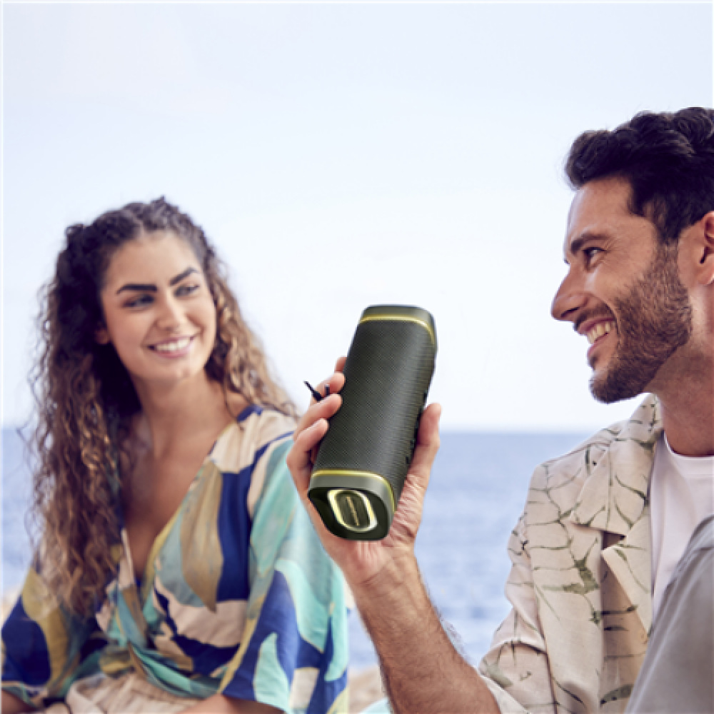 Energy Sistem , Speaker with RGB LED Lights , Yume ECO , 15 W , Waterproof , Bluetooth , Green , Portable , Wireless connection